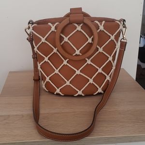 Brown Mango bucket bag